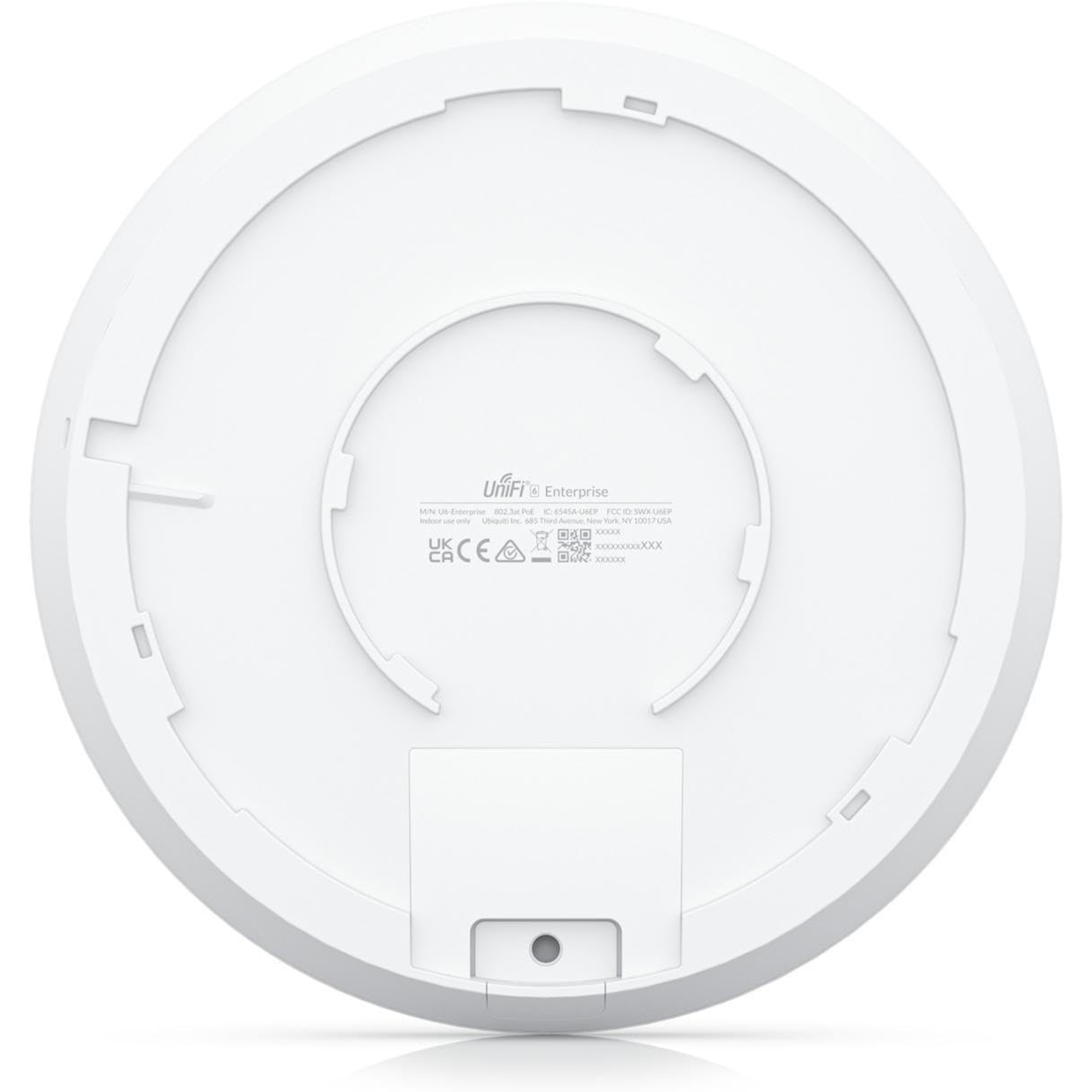 Ubiquiti UniFi U6 Enterprise U6-Enterprise – Tri-Band Wi-Fi 6E Access Point, 4x4 MIMO, 6GHz Support, 2.5GbE Uplink, PoE+, 600+ Devices, Ceiling/Wall Mount