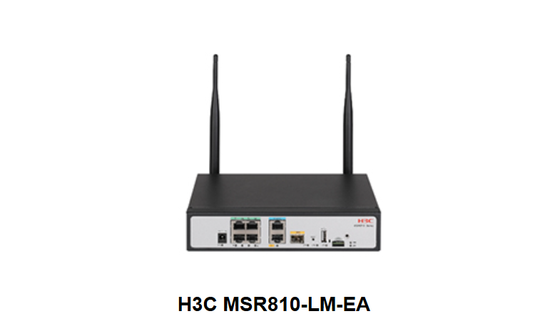 H3C MSR810-LM-EA IPSec SDN OpenFlow SD-WAN Ready VPN Carrier Cloud Enterprise Router
