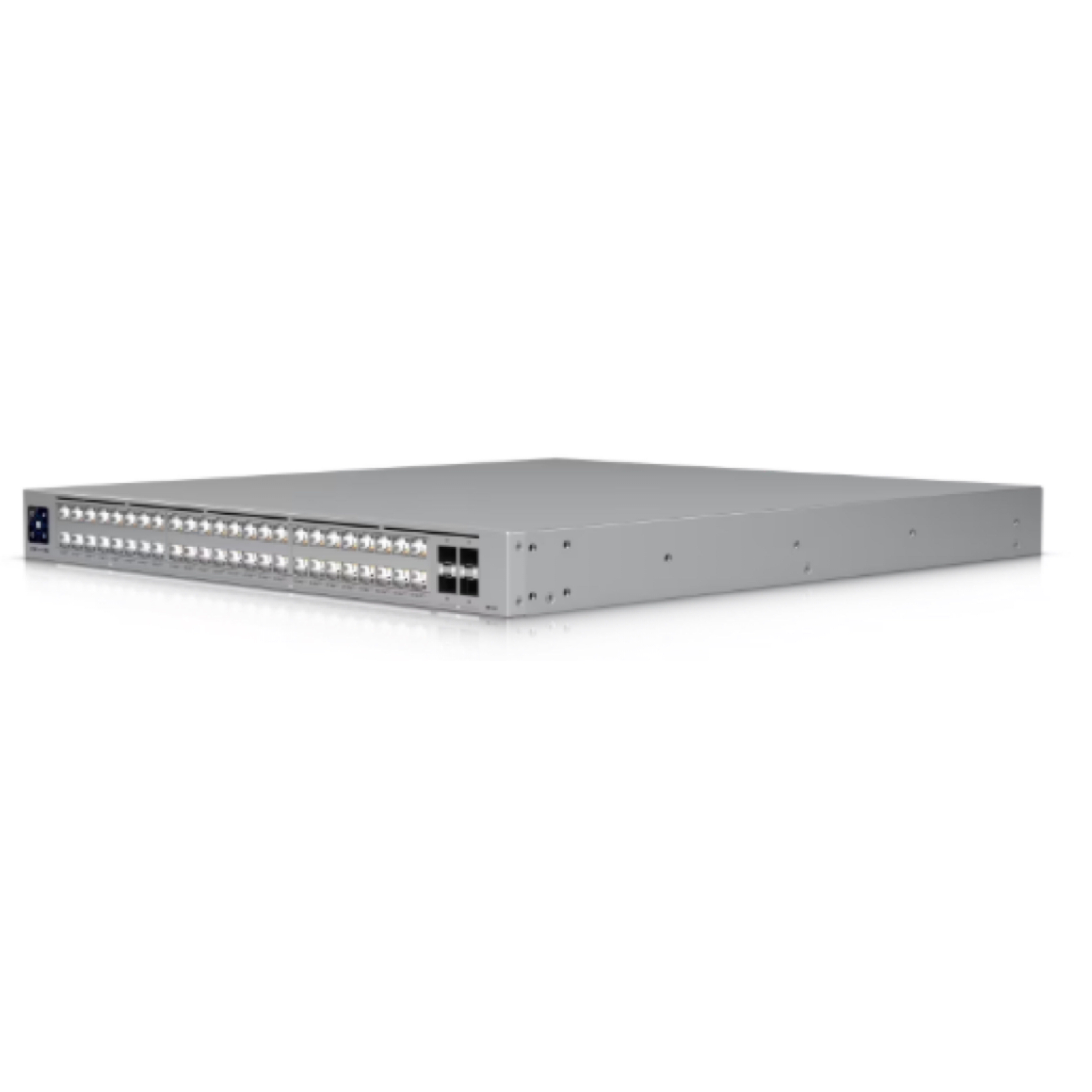 Ubiquiti UniFi Switch Pro XG 48 PoE USW-Pro-XG-48-PoE – 48-Port Layer 3 Etherlighting PoE+++ Switch, 32x 10GbE + 16x 2.5GbE RJ45, 4x 25G SFP28, 1080W PoE Budget, 1.3" Touchscreen, 1U Rackmount