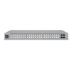 Ubiquiti UniFi Switch Pro Max 48 USW-Pro-Max-48 – 48-Port Layer 3 Managed Switch with Etherlighting, 32x GbE + 16x 2.5GbE RJ45, 4x 10G SFP+, Fanless Silent Cooling, 1.3" Touchscreen, 1U Rackmount
