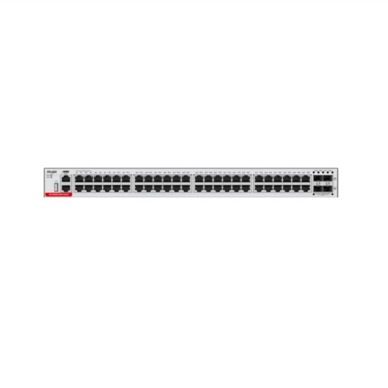 Ruijie 48 Gigabit Ethernet three-layer network management access switch, 10 Gigabit uplink, RG-S5300-48GT4XS-E