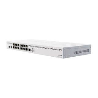 CCR2004-16G-2S+, Mikrotik CCR2000 Series Router, 16xGE/2x10G SFP+/Active Cooling