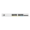 Cisco Catalyst 1300-24MGP-4X Managed Switch, 16 Port GE, 8 Port 2.5GE, PoE, 4x10GE SFP+, Limited Lifetime Protection