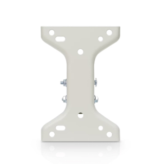 Ubiquiti UB-AM Universal Antenna Mount – Wall/Pole Mounting Bracket for airMAX & UniFi Devices, 38mm Heavy-Duty Steel Pipe, 90° Tilt Adjustment, Galvanized Steel, White