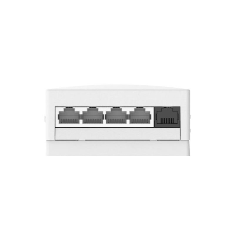 Ruijie Wi Fi 6 Dual RF 2.975Gbps Panel Type Wireless AP, Upstream Gigabit Electrical Port, Downstream Gigabit Network Port * 4, Passthrough Transparent Transmission,RG-AP180C