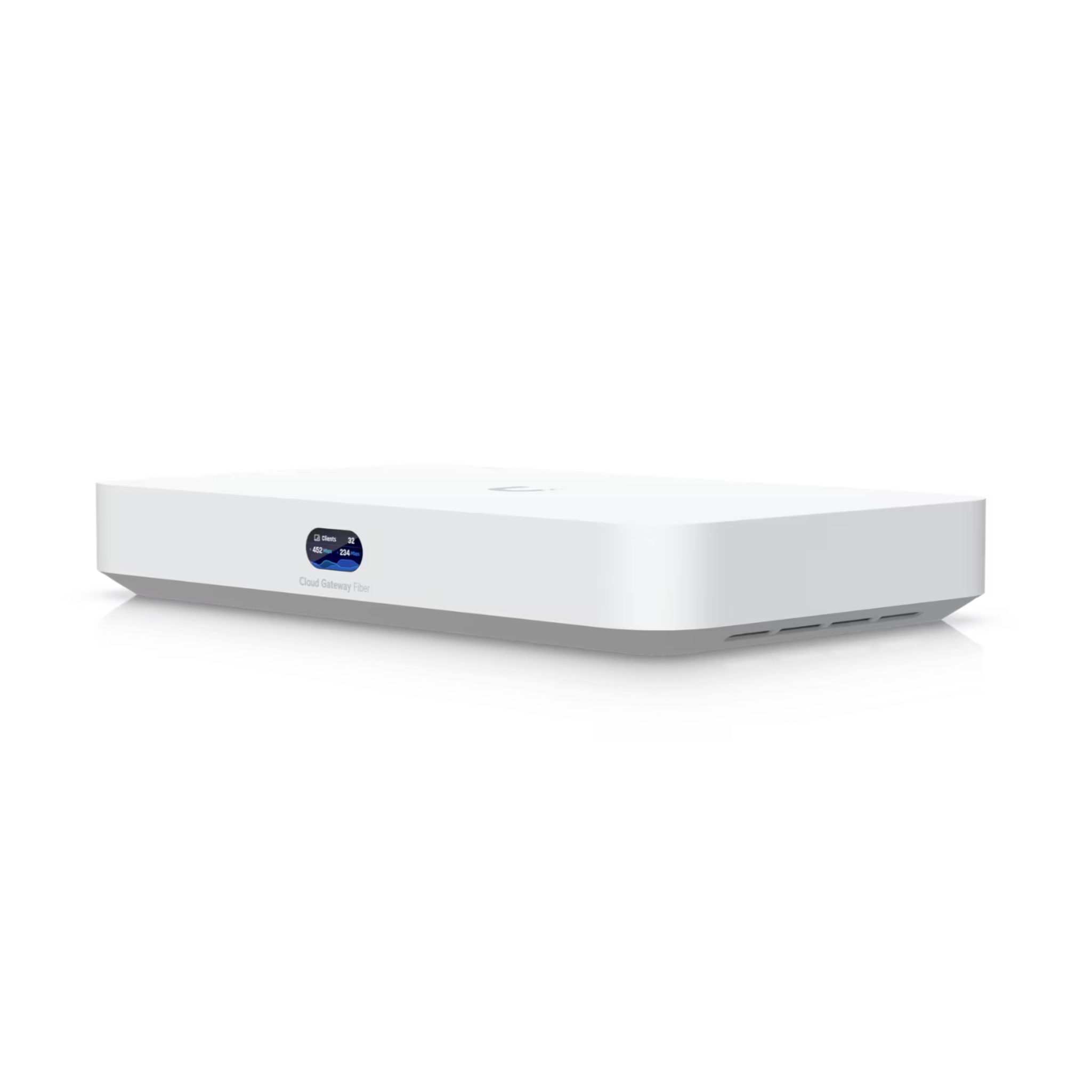 Ubiquiti UniFi Cloud Gateway Fiber UCG-Fiber – Desktop 10G Cloud Gateway, 10G SFP+ & 10 GbE WAN, 4-Port 2.5 GbE Switch with PoE+, 5 Gbps IDS/IPS, NVMe SSD Support, UniFi Managed