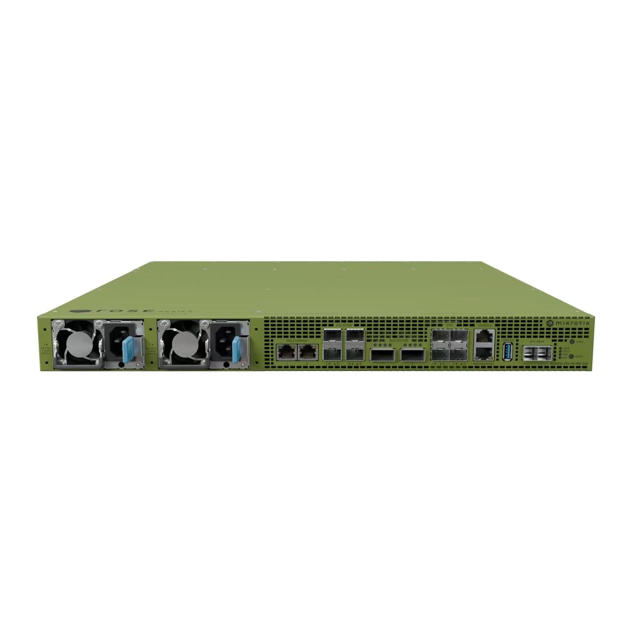 MikroTik RDS2216-2XG-4S+4XS-2XQ 100G Storage & Networking Server – 20-Bay U.2 NVMe, RouterOS ROSE Edition, Dual PSU