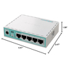 Mikrotik - hEX 5 Port Gigabit 512Mb RAM Router (E50UG)