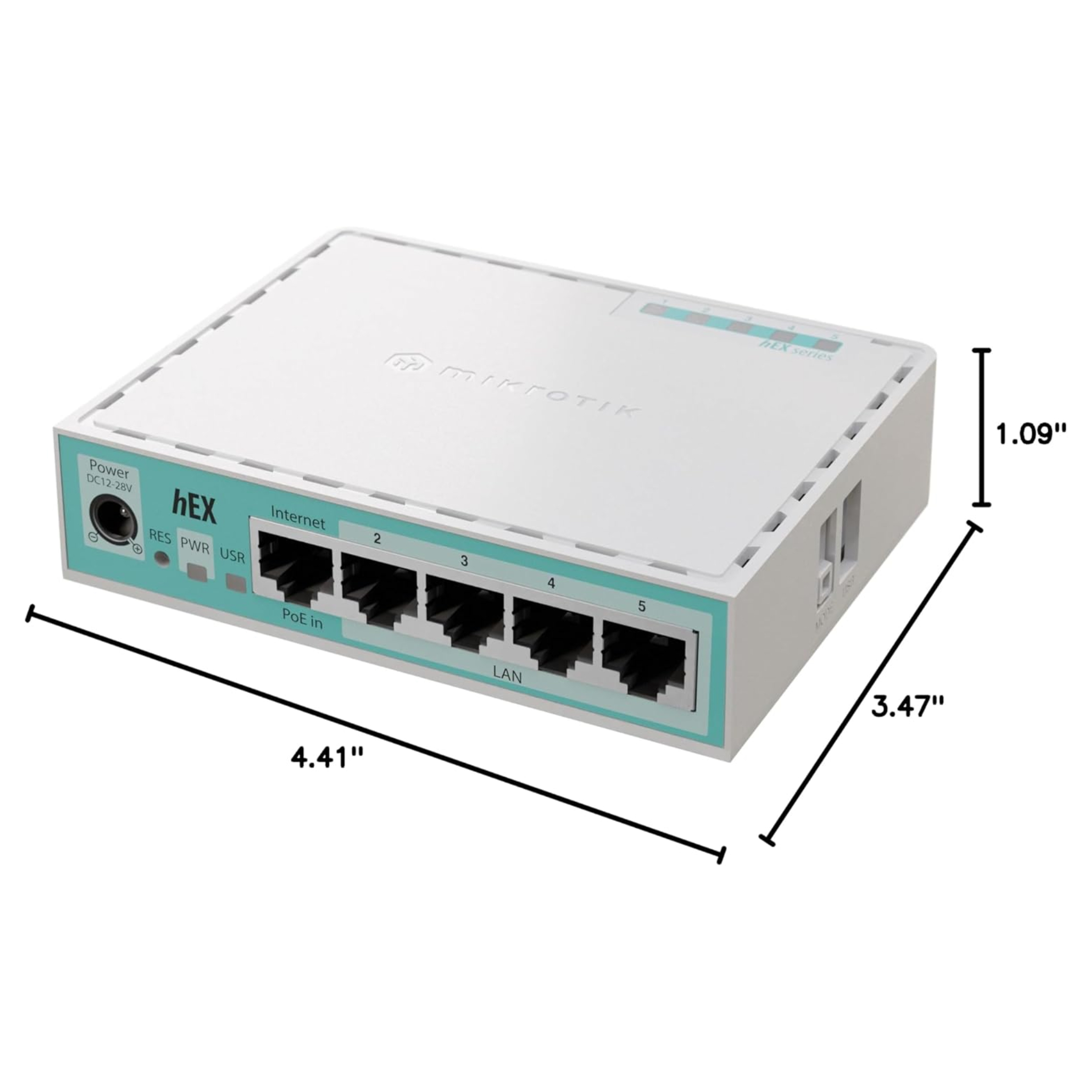 Mikrotik - hEX 5 Port Gigabit 512Mb RAM Router (E50UG)