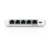 Ubiquiti UniFi Flex Mini 2.5G USW-Flex-2.5G-5 – Compact 5-Port 2.5GbE Layer 2 Managed Switch, USB-C or PoE Powered, Fanless, Desktop