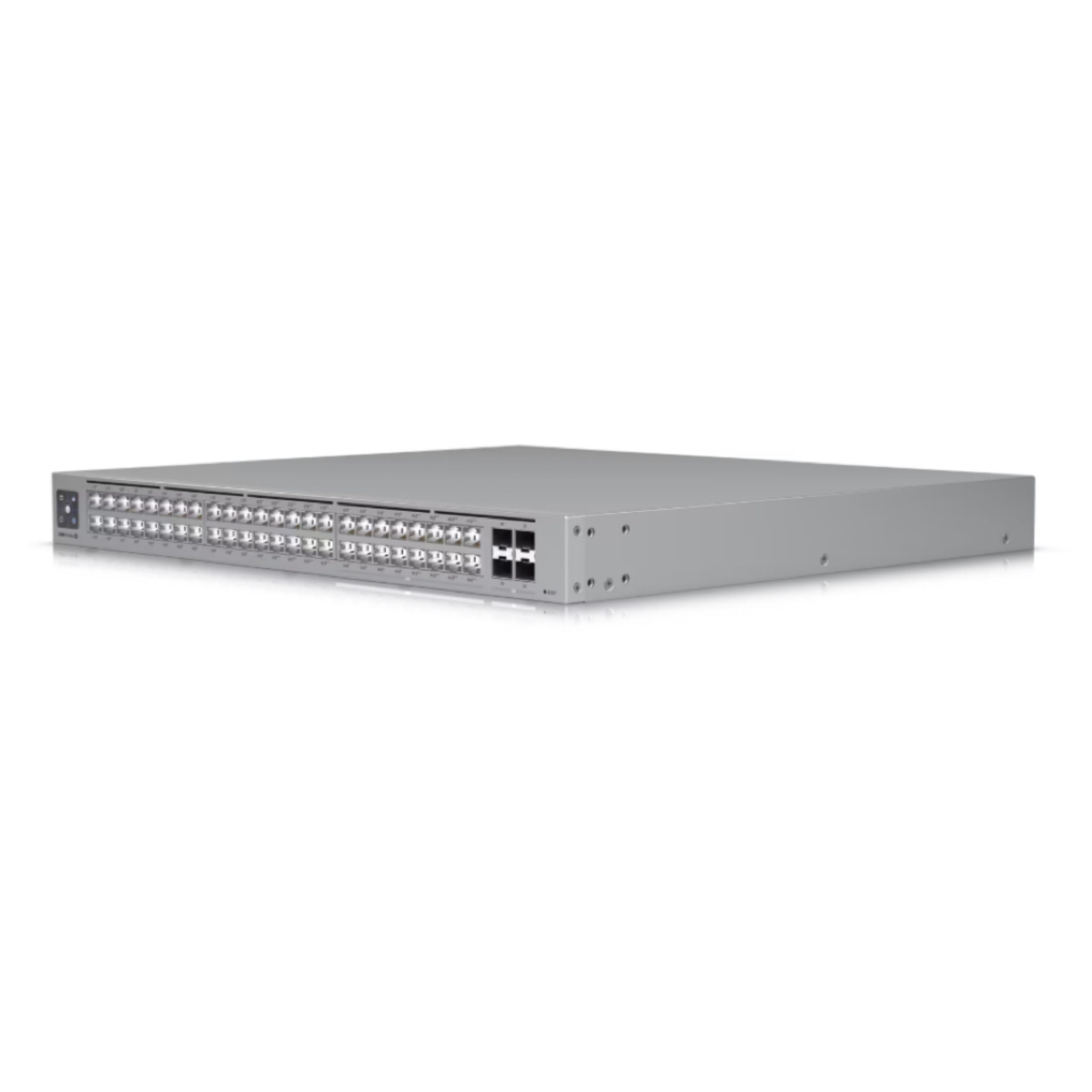 Ubiquiti UniFi Switch Pro Max 48 PoE USW-Pro-Max-48-PoE – 48-Port Layer 3 Etherlighting Managed Switch, 32x GbE + 16x 2.5GbE RJ45, 4x 10G SFP+, 720W PoE++ Budget, Fanless, 1U Rackmount