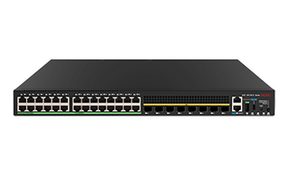 H3C S5130S-28T8X-EI-G-V2 28-Port Gigabit & 8x10G Uplinks IRF2 Stacking 10KV Surge Enterprise Switch