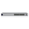 Ubiquiti UniFi Switch 24 USW-24 – 24-Port Gigabit Layer 2 Managed Switch, 2x 1G SFP Uplinks, Fanless Silent Cooling, 1.3" Touchscreen, Rackmount
